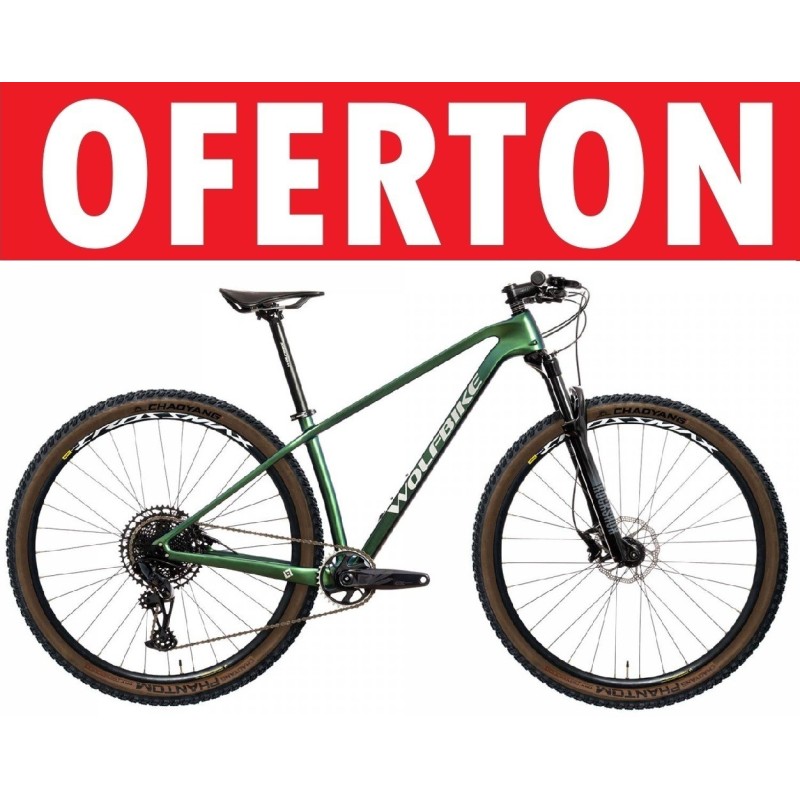 WOLFBIKE Saturnus 29 - Verde Camaleón | Ciclos Trujillo Terrassa