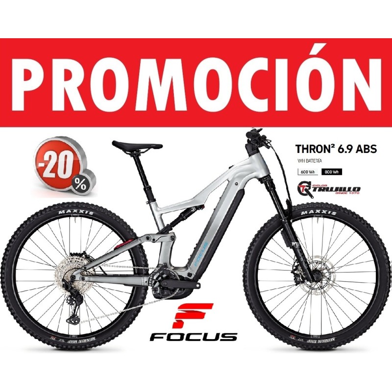 FOCUS THRON2 6.9 ABS 800 WH Plata | Ciclos Trujillo Terrassa