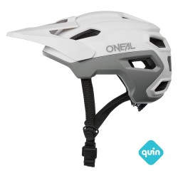 Casco de MTB Oneal Trailfinder Evo Solid Blanco/Gris | Ciclos Trujillo