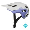 Casco de MTB Oneal Trailfinder Evo Solid Blanco/Lila | Ciclos Trujillo