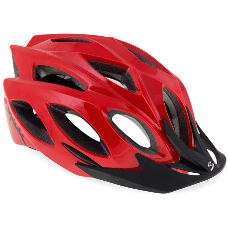 Casco Spiuk Rhombus rojo