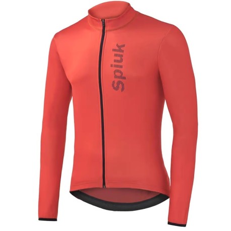 Maillot Spiuk Anatomic manga larga rojo
