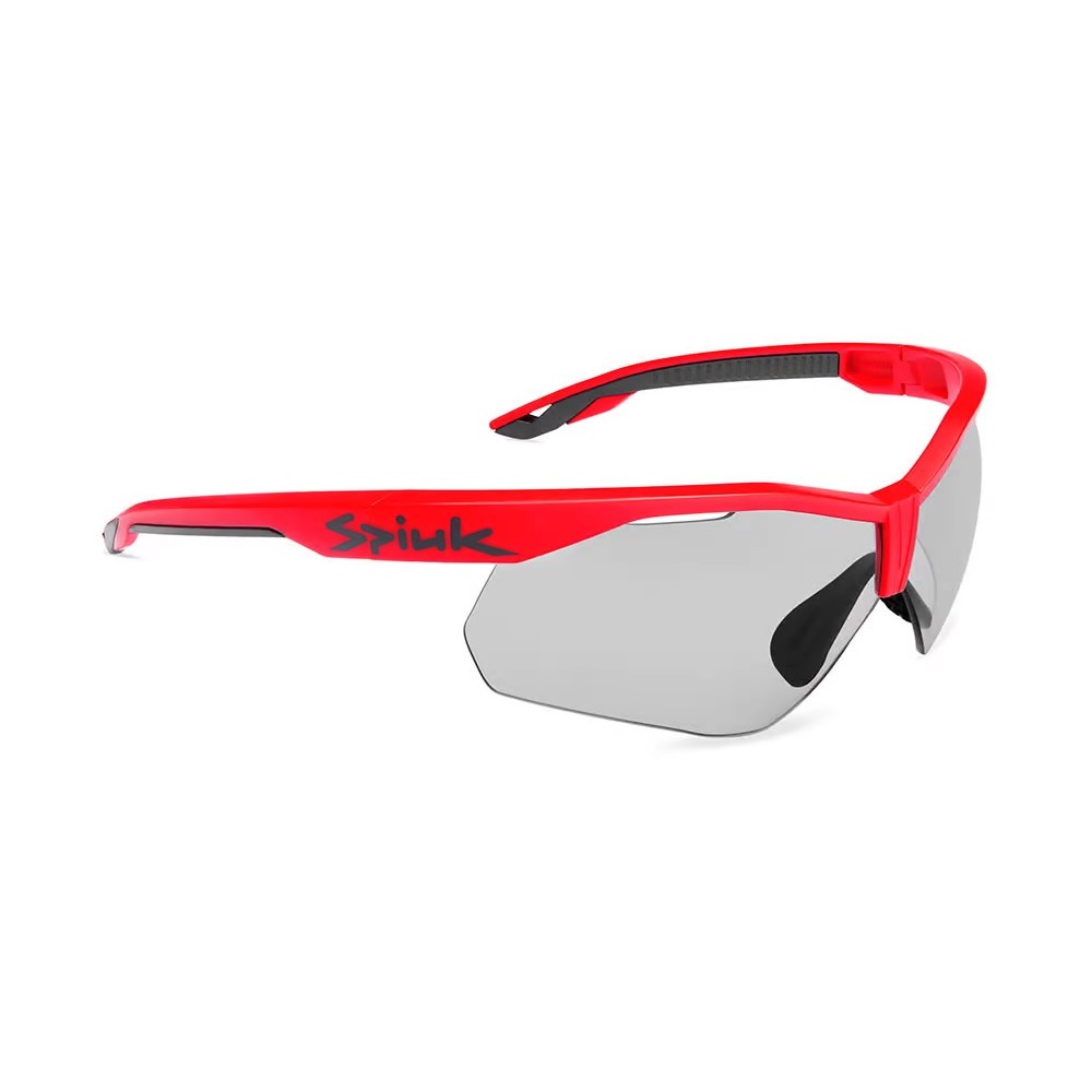 Gafas Spiuk Ventix-K Lumiris rojo negro con lentes fotocromáticas Lumiris II
