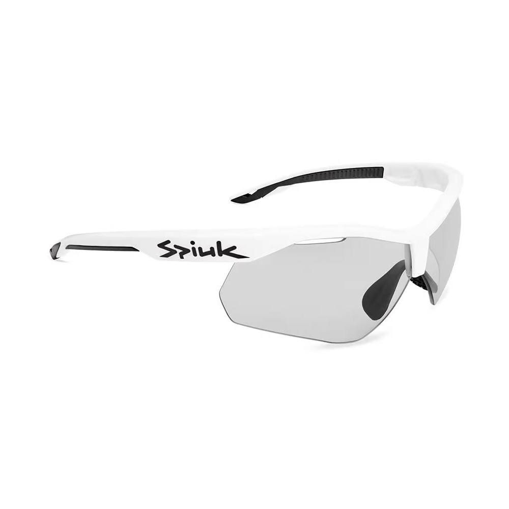 Gafas Spiuk Ventix-K Lumiris blanco negro con lentes fotocromáticas Lumiris II